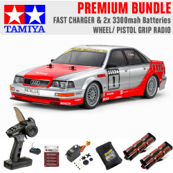 Tamiya RC 58699 1992 Audi V8 Touring Car 1:10 RC Model Car Premium Wheel Bundle