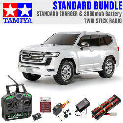 Tamiya RC 58688 Toyota Land Cruiser 300 CC-02 RC Car Standard Stick Bundle