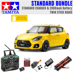 Tamiya 58679 Suzuki Swift Sport (M-05) 1:10 RC Standard Stick Bundle