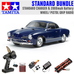 Tamiya 58677 Volkswagen Karmann Ghia (M-06) 1:10 RC Standard Wheel Bundle