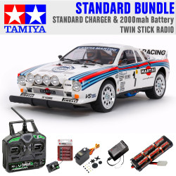 TAMIYA RC 58654 Lancia 037 Rally 1:10 Car Standard Stick Bundle