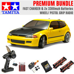TAMIYA RC 58637 Honda Civic SiR Drift TT-02D 1:10 Car Premium Wheel Bundle
