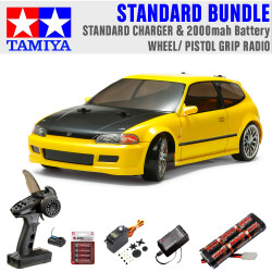TAMIYA RC 58637 Honda Civic SiR Drift TT-02D 1:10 Car Standard Wheel Bundle