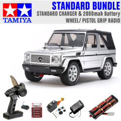 TAMIYA RC 58629 Mercedes G320 Cabrio MF-01X 1:10 Car Standard Wheel Bundle