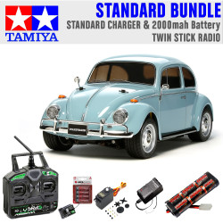 TAMIYA RC 58572 Volkswagen Beetle (M-06) 58572 1:10 Standard Stick Bundle