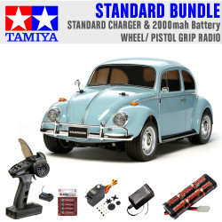 TAMIYA RC 58572 Volkswagen Beetle (M-06) 58572 1:10 Standard Wheel Bundle
