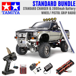 TAMIYA RC 58397 Toyota Hilux High Lift 1:10 Standard Wheel Bundle