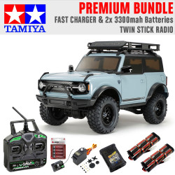 Tamiya CC-02 Ford Bronco 2021 Pre Painted RC 47483 Premium Stick Bundle