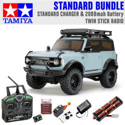 Tamiya CC-02 Ford Bronco 2021 Pre Painted RC 47483 Standard Stick Bundle