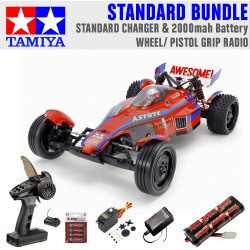 TAMIYA RC 47482 Astute 2022 Painted (TD2) RC Buggy Standard Wheel Bundle