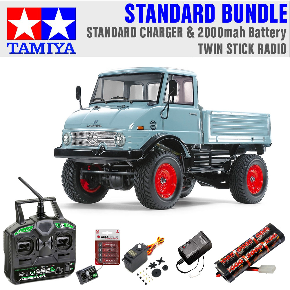 Tamiya RC 47465 Unimog 406 BG Painted CC-02 1:10 RC Standard Stick Bundle -  Jadlam Toys & Models - Buy Toys & Models Online