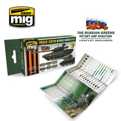 Ammo by MIG Mythical Russian Green Colours For Model Kits MIG 7160