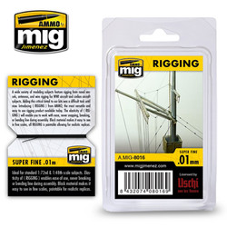 Ammo by MIG Rigging Super Fine 0.01Mm For Model Kits MIG 8016