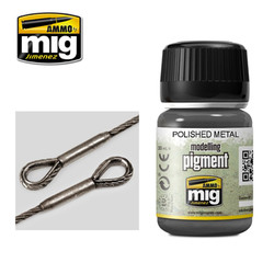 Ammo by MIG Polished Metal Pigment For Model Kits MIG 3021