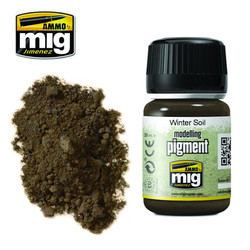 Ammo by MIG Winter Soil Pigment For Model Kits MIG 3029