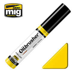 Ammo by MIG Yellow Oilbrusher For Model Kits MIG 3502