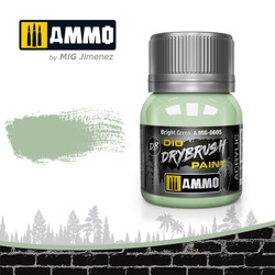 Ammo by MIG Drybrush Bright Green For Model Kits MIG 0605