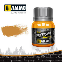 Ammo by MIG Drybrush Light Rust For Model Kits MIG 0610