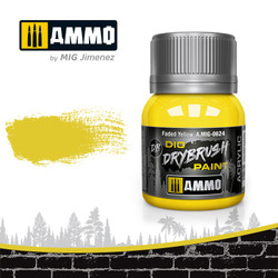 Ammo by MIG Drybrush Faded Yellow For Model Kits MIG 0624