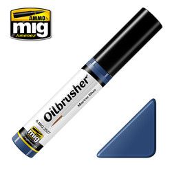 Ammo by MIG Marine Blue Oilbrusher For Model Kits MIG 3527