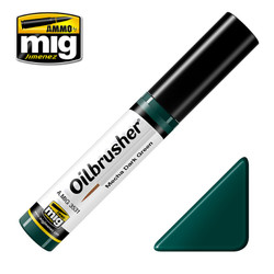 Ammo by MIG Mecha Dark Green Oilbrusher For Model Kits MIG 3531