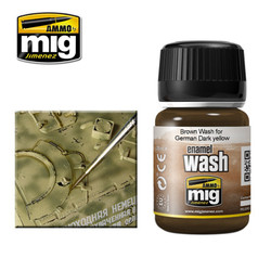 Ammo by MIG Brown Wash For Model Kits MIG 1000