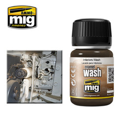 Ammo by MIG Interiors Wash For Model Kits MIG 1003