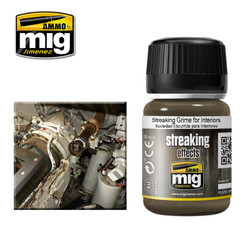 Ammo by MIG Streaking Grime For Interiors For Model Kits MIG 1200