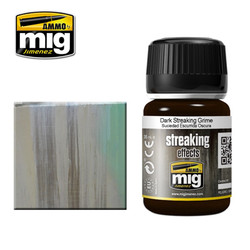 Ammo by MIG Dark Streaking Grime Effect For Model Kits MIG 1206