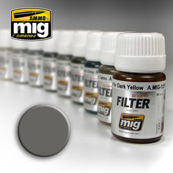 Ammo by MIG Grey For White Filter For Model Kits MIG 1501