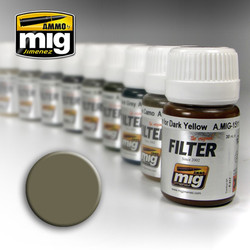 Ammo by MIG Tan For Yellow Green Filter For Model Kits MIG 1507
