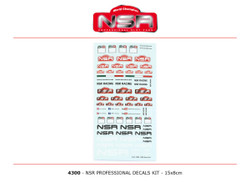 NSR Professional Decals Kit 15x8cm NSR4300 1:32 Scale