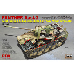 Ryefield Models 5019 Panther Ausf.G Tank 1:35 Plastic Model Tank Kit