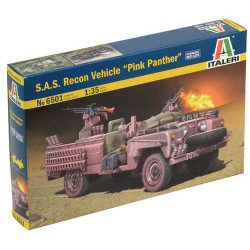 ITALERI SAS Recon Vehicle Pink Panther 6501 1:35 Military Vehicle Model Kit