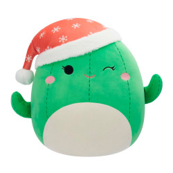 Squishmallows Maritz the Cactus with Santa Hat Christmas 7.5" Plush Soft Toy