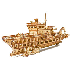 Wood Trick Ocean Explorer Yacht Wooden Model Kit WDTK020