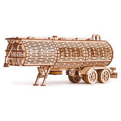 Wood Trick Tank Trailer Wooden Model Kit for Big Rig WDTK013