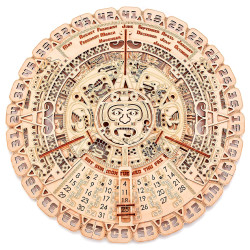 Wood Trick Mayan Calendar Wooden Model Kit WDTK033