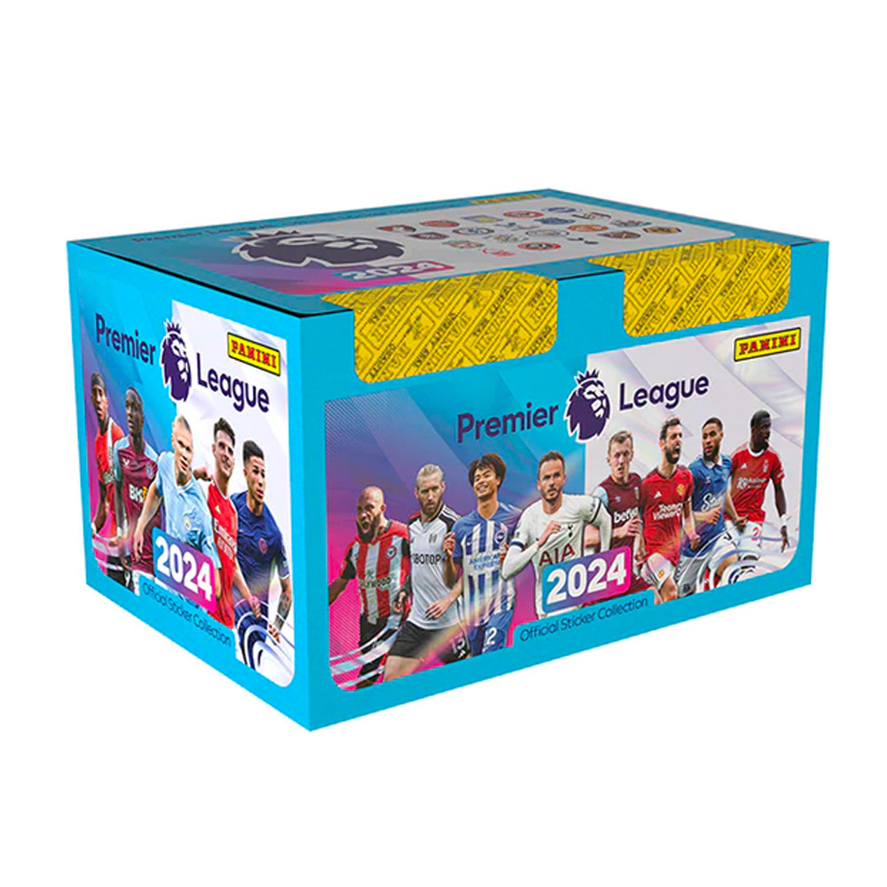 Panini 2024 Premier League Official Sticker Collection Box of 100 Panini 2024 Premier League Official Sticker Collection Box of 100