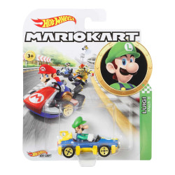 Hot Wheels Luigi Mario Kart Diecast Model GBG27