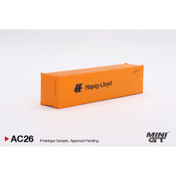 MiniGT Diecast 40' Hapag-Lloyd Dry Container 1:64 Diorama Piece AC26