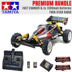 Tamiya RC 58686 Vanquish VQS (2020) Ltd Edition 1:10 Premium Stick Radio Bundle
