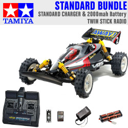 Tamiya RC 58686 Vanquish VQS (2020) Ltd Edition 1:10 Standard Stick Radio Bundle