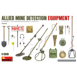 Miniart 35390 Allied Mine Detection Equipment 1:35  Model Kit