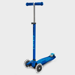 Navy Maxi Deluxe Micro Scooter with LED Light-Up Wheels Age 5-12 MMD083