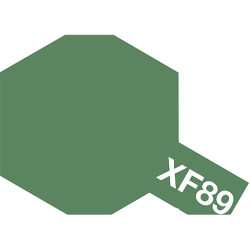 TAMIYA Acrylic Paint 10ml - XF-89 Dark Green 2 - Model Kit Paint Humbrol