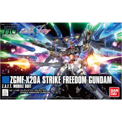 Bandai HG 1/144 ZGMF-X20A Strike Freedom Gundam Gunpla Kit 55610