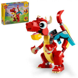 LEGO Creator 31145 Red Dragon, Phoenix, Fish 3-in-1 Age 6+ 149pcs