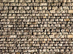NOCH Cut Quarrystone Wall Card 32x15cm HO Gauge Scenics 57560