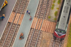 NOCH Level Crossing Laser Cut Minis Kit HO Gauge Scenics 14304
